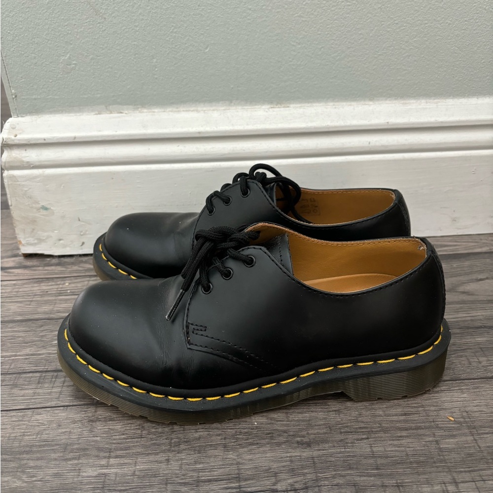 Dr. Martens 1461 SMOOTH LEATHER OXFORD SHOES - black
